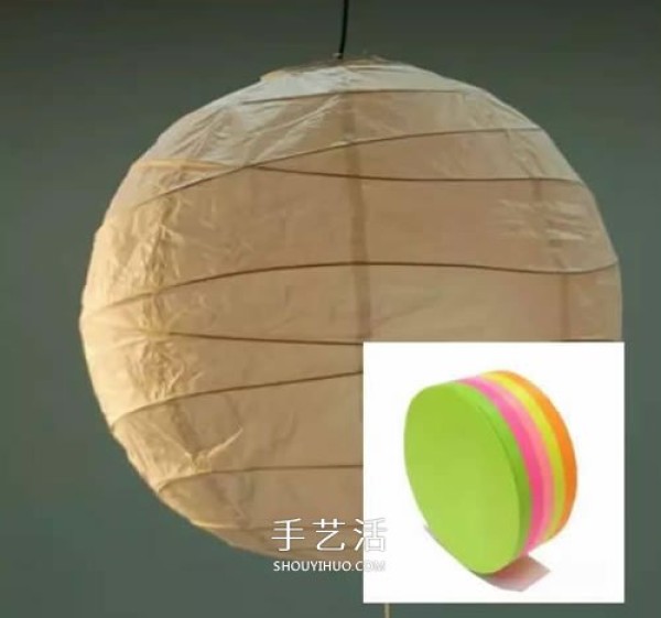 How to make a round lantern, illustrate how to make a simple handmade paper lantern