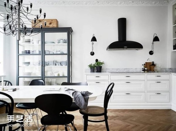 From now on you will fall in love with cooking: Nordic simple style kitchen design