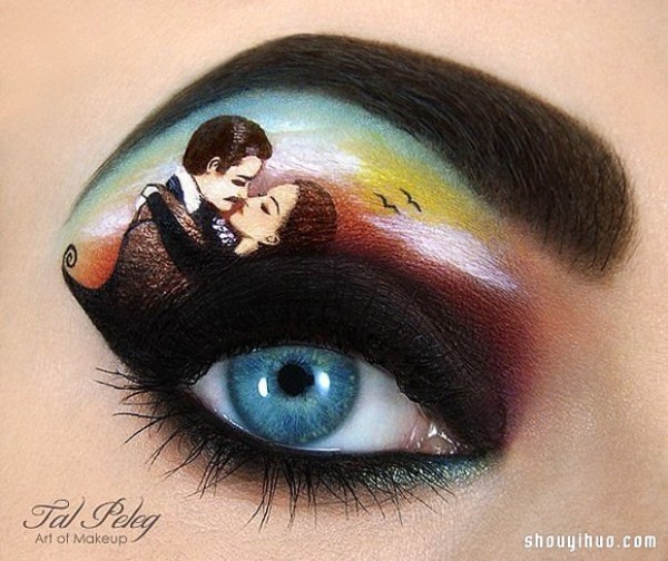 The magical art on the eyes. Do you dare to try such exaggerated eye makeup? 