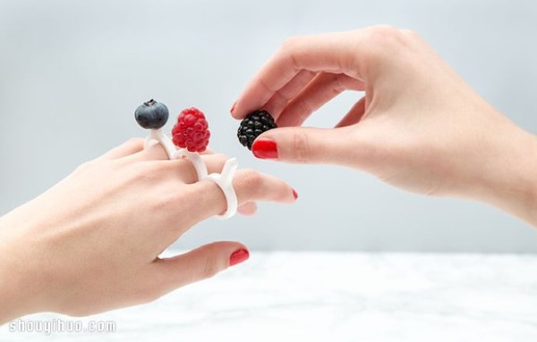 DIY laser-cut gourmet gourmet ring with a sweet and sour taste on your fingers