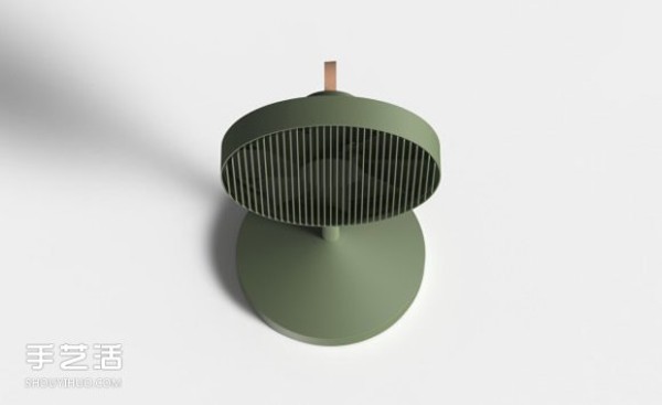 The space-saving creative design of the Conbox electric fan that is easy to take apart and put away