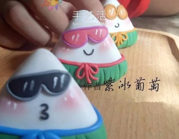 Illustrated tutorial on how to make homemade Dragon Boat Festival soft clay rice dumplings