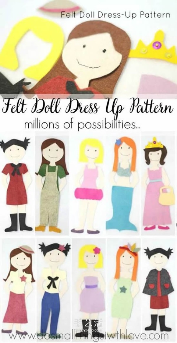 How to make a homemade dress-up doll with just a few pieces of cloth so your child can