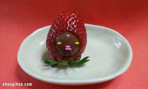 How to make special and cute strawberry yuanxiao, you can