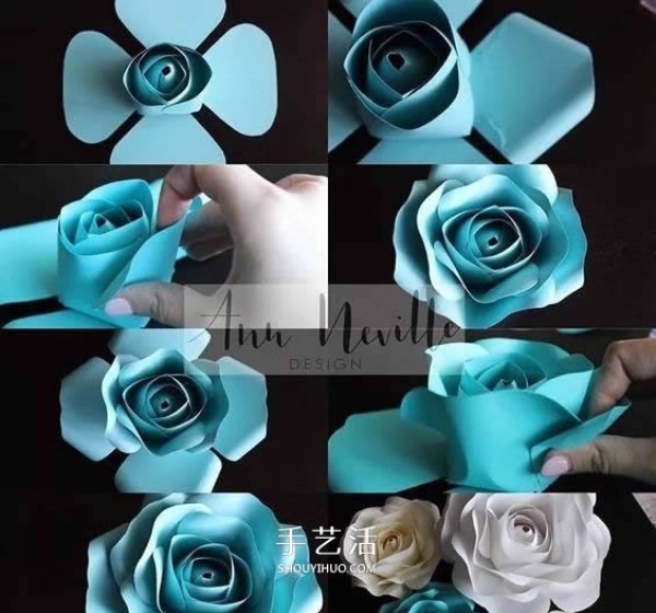 How to make handmade paper flowers with many beautiful paper flowers with complete illustrations