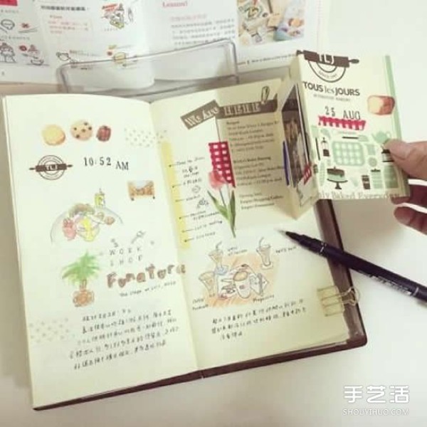 The travel diary made by a Malaysian girl is so cute! 