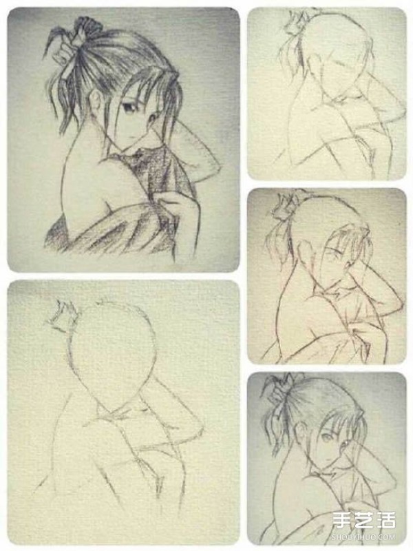 Introduction to pencil sketching, basic pencil sketching tutorial illustration