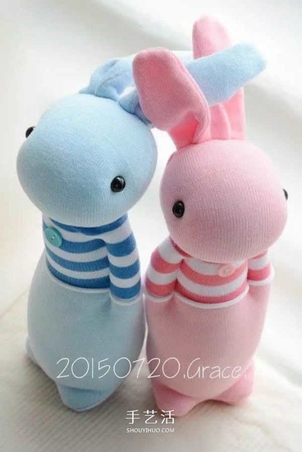 Pictures of super cute sock dolls and tutorials on how to make them