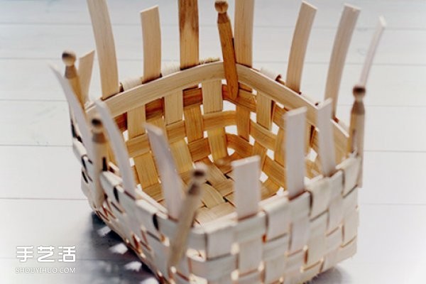 Ratan storage basket tutorial, detailed explanation of handmade rattan storage basket, DIY illustration