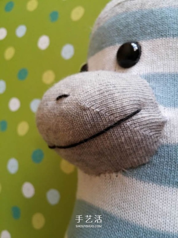 Simple homemade rag doll! Illustration of how to make sock monkey