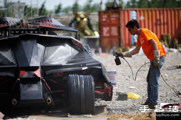 Shanghai Batman Fans Handmade DIY Batman Chariot