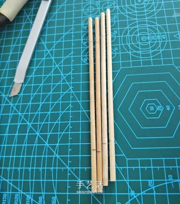 Illustrated Tutorial on Handmade Disposable Chopsticks Storage Plate