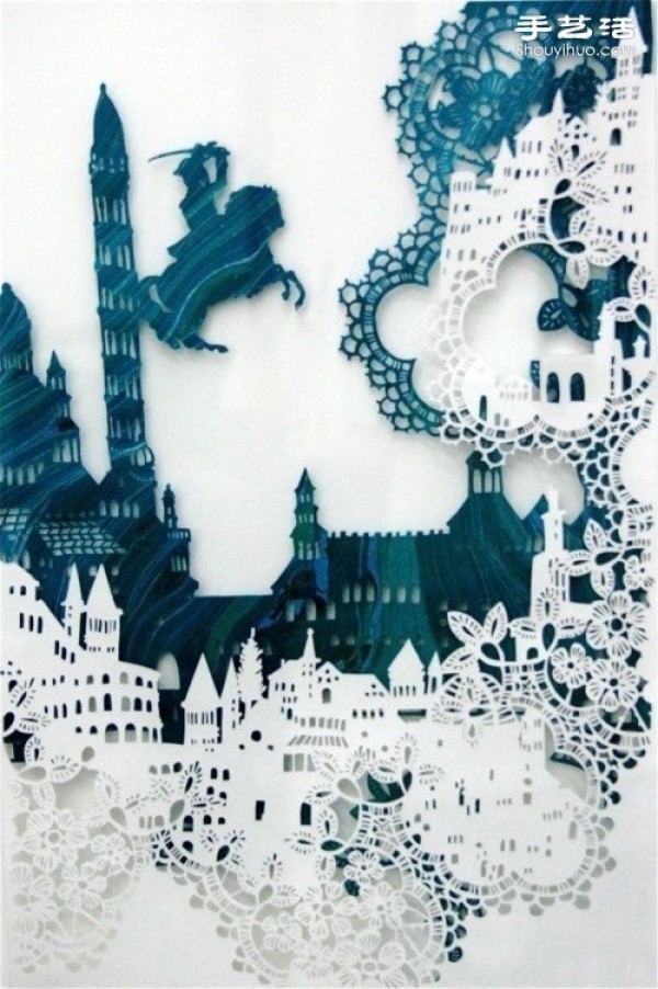 Exquisite paper sculpture art like a fairy tale world