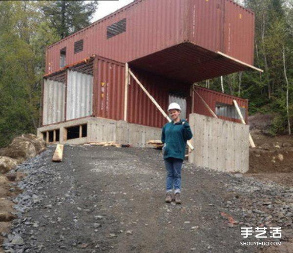 Container house renovation: four iron containers turned into luxury villas