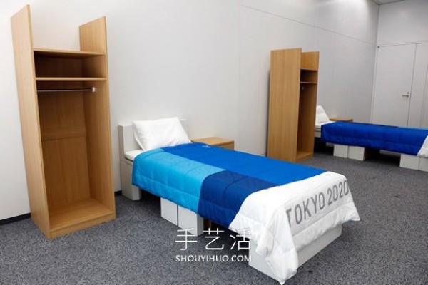 Eco-friendly Tokyo Olympics! Recyclable cardboard bed and polyethylene mattress