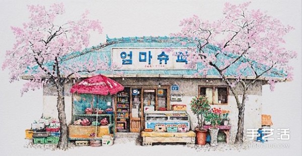 Human touch is not for sale! Twenty-year-old Ganzai shop paintings by Korean artists