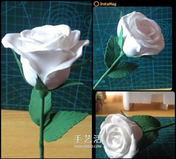 Ultra-light clay rose tutorial illustrations, stunning gradient colors! 