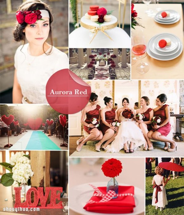 10 super beautiful wedding decoration color matching DIY