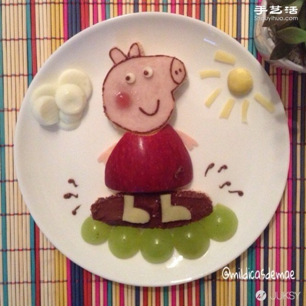 A Brazilian mother DIYs creative platters for her picky daughter