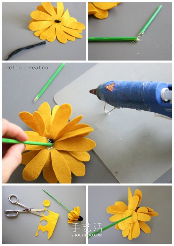 16 charming handicraft decorations made by DIY with various flowers