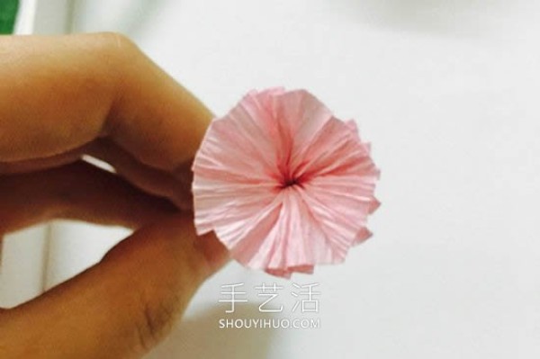 Tutorial on how to make gypsophila by hand using crepe paper