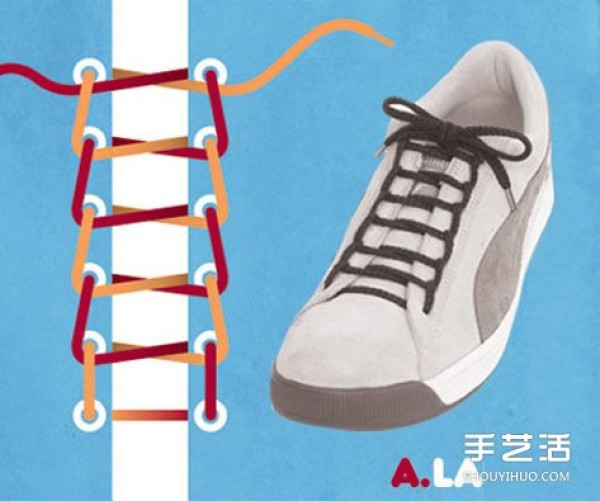 9 types of shoelace tying diagrams illustrate the best way to tie shoelaces Practical