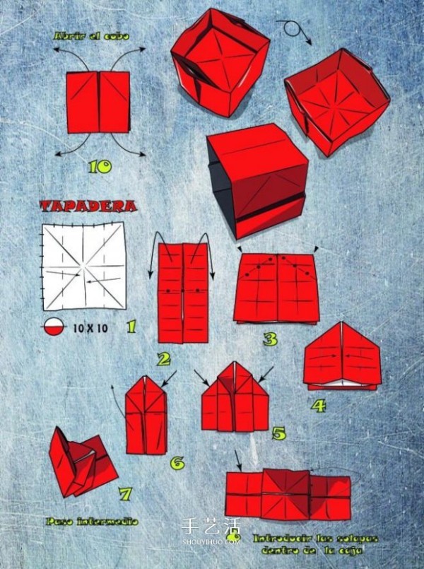 Illustration of the origami method of the formula racing car. The work looks very realistic! 