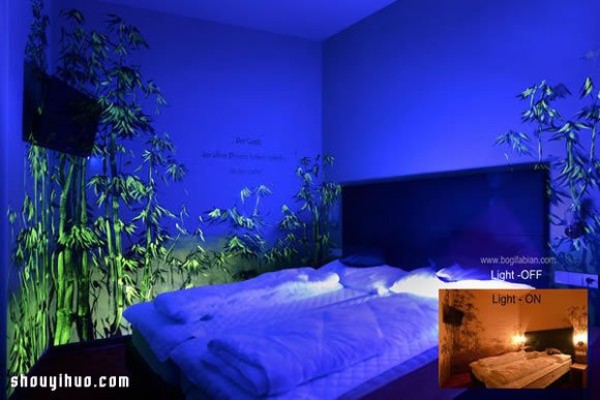 Magical luminous wall painting, turn off the lights and turn into a fantasy world! 