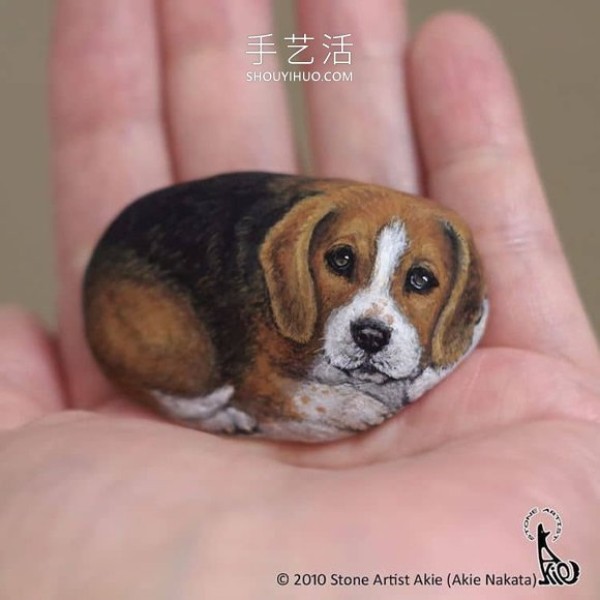 DIY ordinary stones into cute palm-sized animals