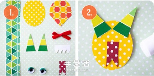 Childrens bookmarks are made by paper-cutting and illustrations, cute animal bookmarks are made by hand