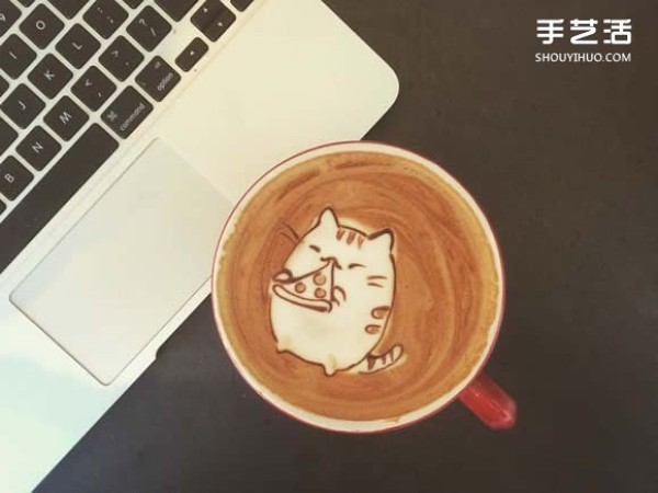 The work of a latte art expert who brings coffee latte art to its fullest.Works