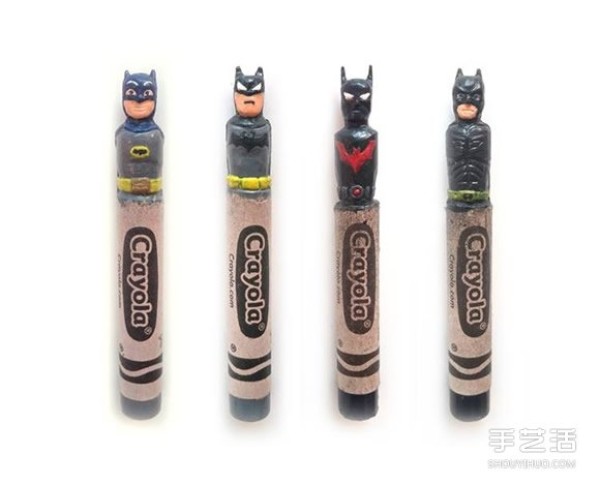 The fine crayon carvings are a handicraft that makes people rush to collect them