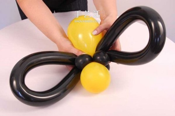 How to make hand-made balloon-shaped bees, how to make bees using balloons