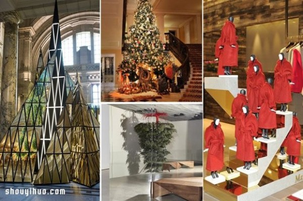 Christmas tree transformation: a creative Christmas tree created by a fashion designer