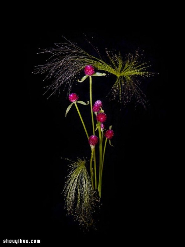 Flowerwork Flower fireworks designed by German artist