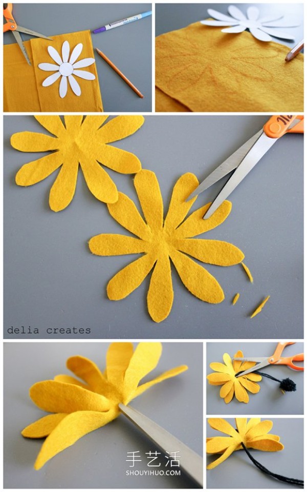 16 charming handicraft decorations made by DIY with various flowers