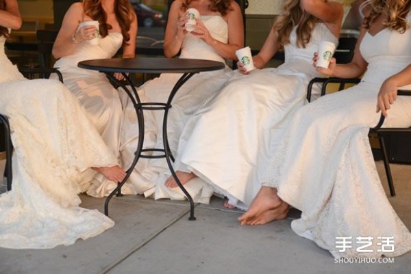 Happiness: Taking wedding photos and holding a wedding with your best friend