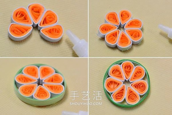 Just like lemon slices! Creative Quilled Paper Earrings Handmade Tutorial