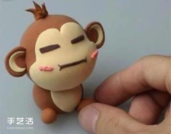 Ultra light clay Yohee Monkey DIY handmade clay Yohee Monkey illustration