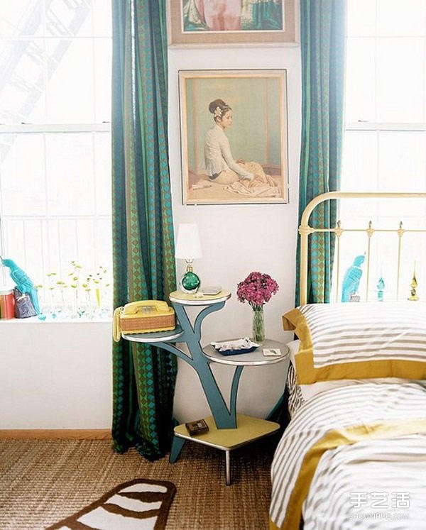 29 unique home bedside table placement designs