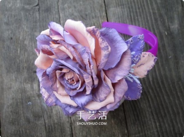 How to make roses from sponge paper so realistically that its hard to tell the real ones from fakes! 