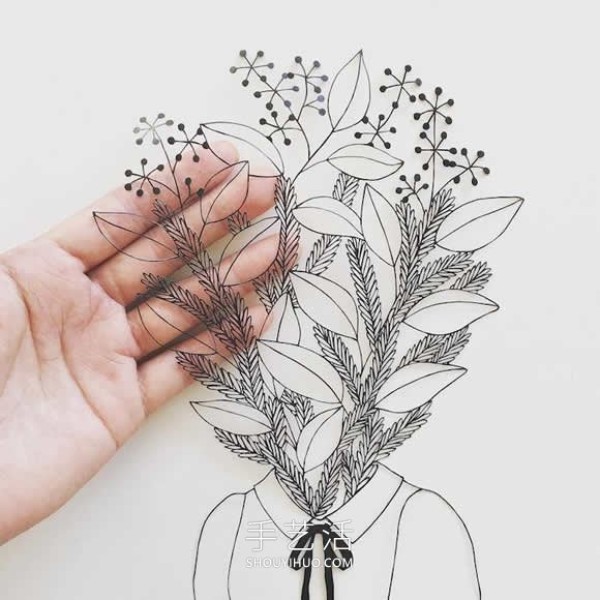 Intricate paper sculptures highlight the beauty in fragility! 