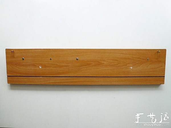 Old straw drawer DIY wall hook