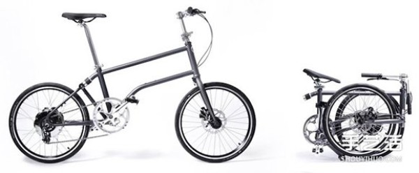 Pedal your own electricity! Magnet locked folding bicycle design