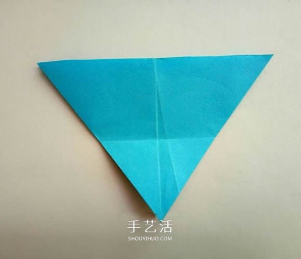 Five-cornered star origami illustration, how to fold an inner and outer double five-pointed star