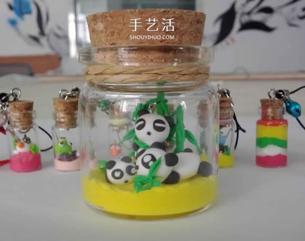 How to make your own clay cartoon bottle