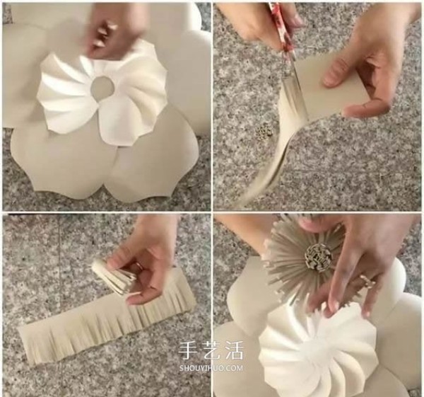 How to make handmade paper flowers with many beautiful paper flowers with complete illustrations