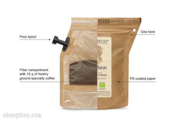 The portable coffee brewing bag allows you to enjoy fragrant coffee anytime, anywhere