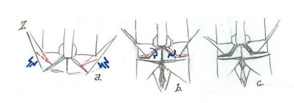 Mysterious freedom fighter! Illustration of the origami method of V for Vendetta mask