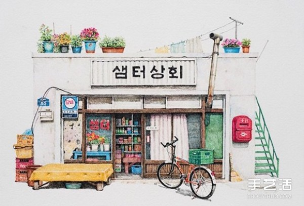 Human touch is not for sale! Twenty-year-old Ganzai shop paintings by Korean artists